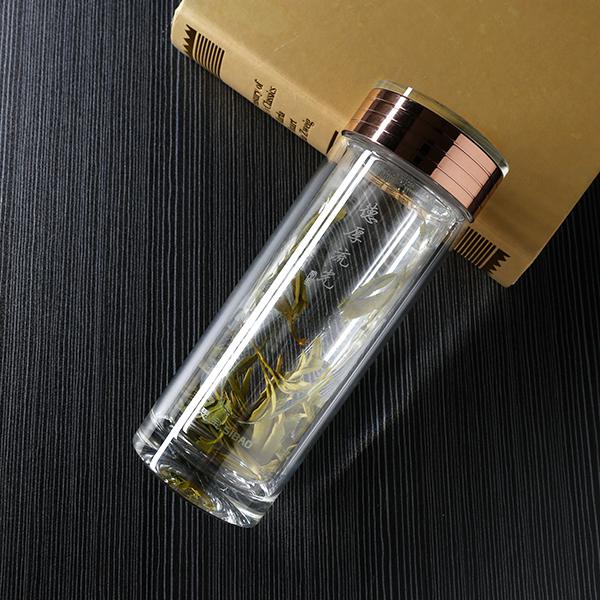 德厚流光双层玻璃杯