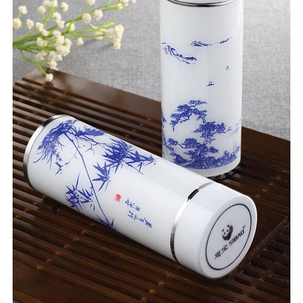 青花韵真空杯