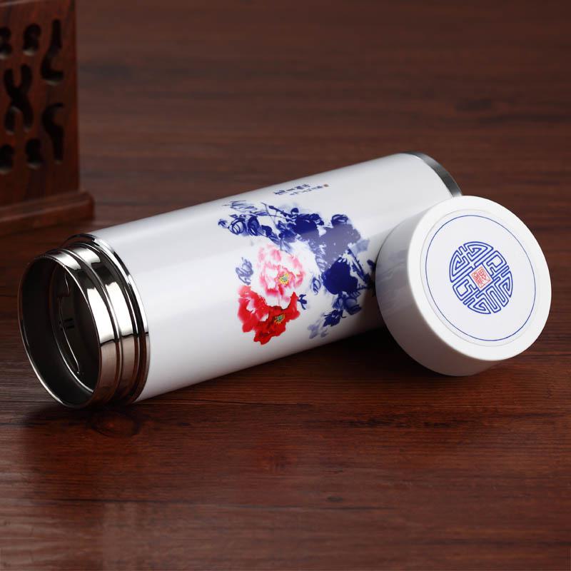 青花赋真空杯