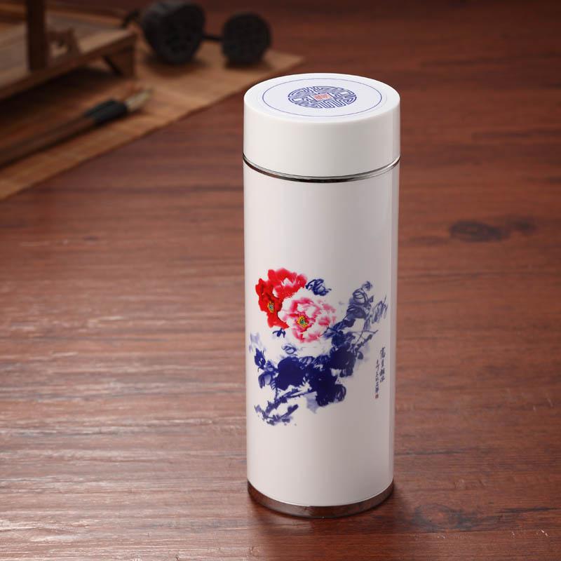 青花赋真空杯