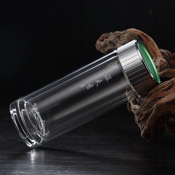 溢天香双层玻璃杯